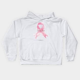 In October We Wear Pink Breast Cancer Awareness Survivor Kids Hoodie